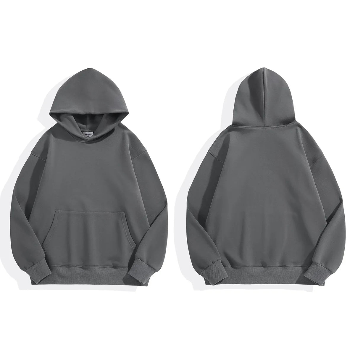 Heavy Weight Cotton Plus Velvet Hooded Sweatshirt