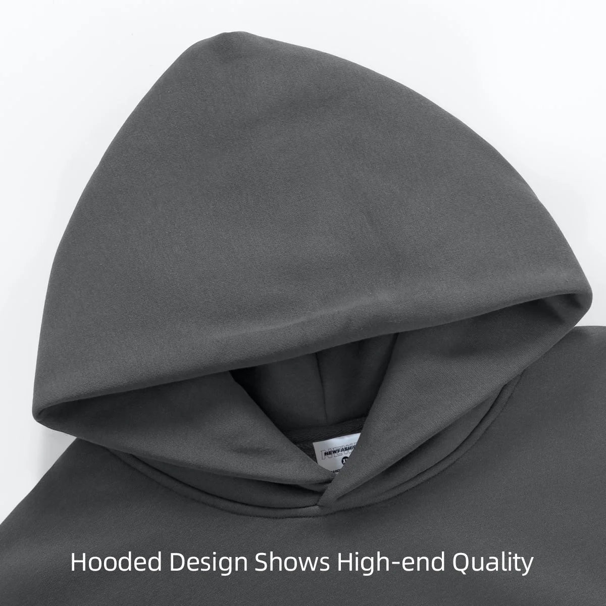 Heavy Weight Cotton Plus Velvet Hooded Sweatshirt