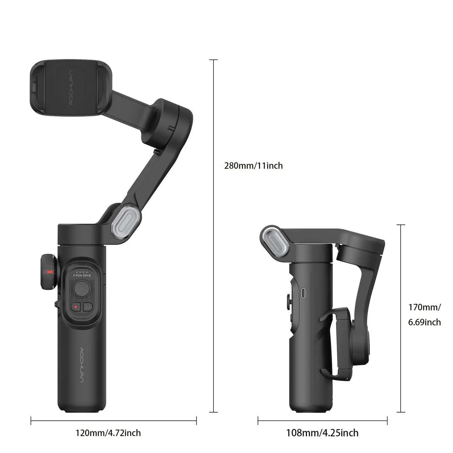 AOCHUAN 3-Axis Handheld Gimbal Stabilizer