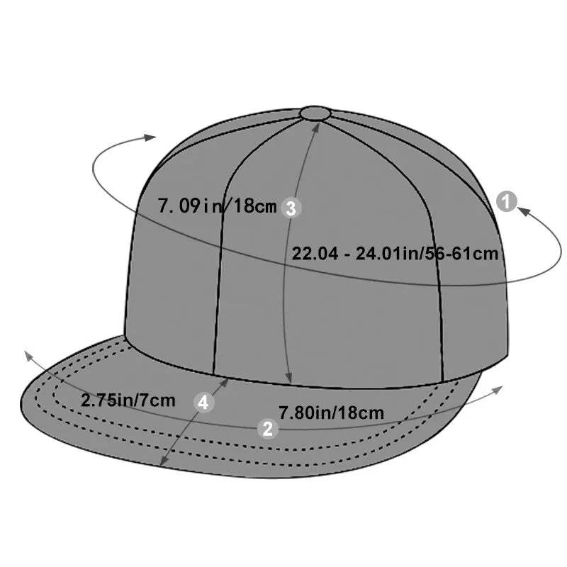 Gothic Script Embroidered Cap