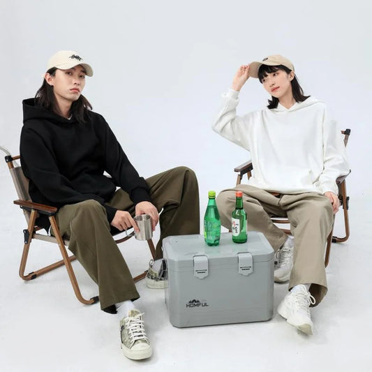 Heavy Weight Cotton Plus Velvet Hooded Sweatshirt