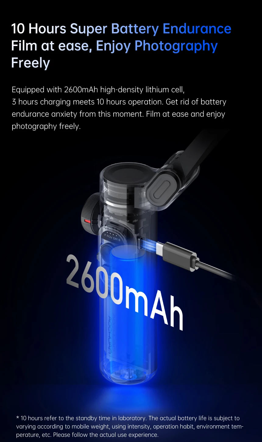 AOCHUAN 3-Axis Handheld Gimbal Stabilizer