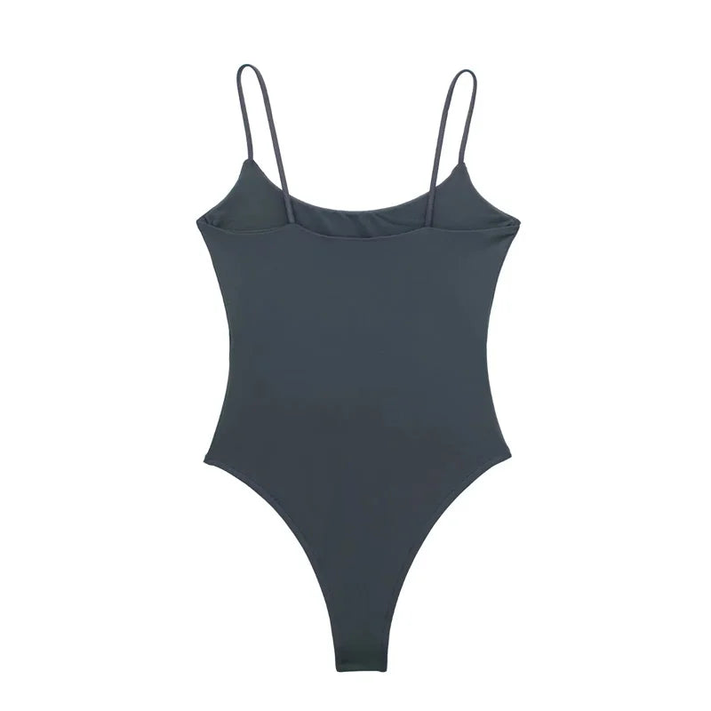 Sleeveless Tight Bodysuit