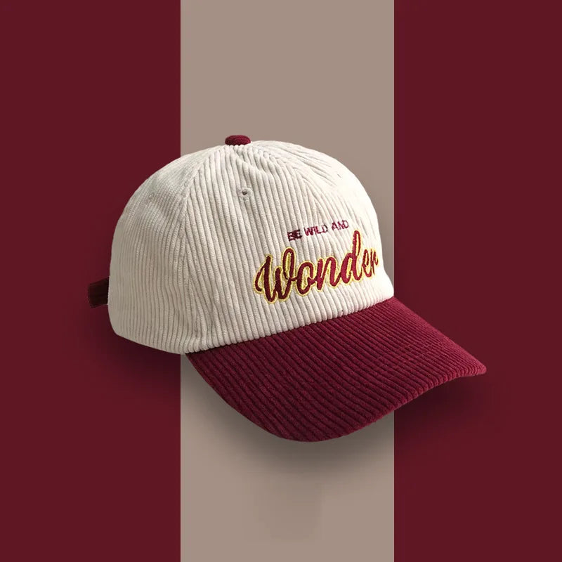 WONDER Patchwork Corduroy Cap