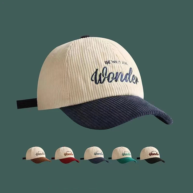 WONDER Patchwork Corduroy Cap