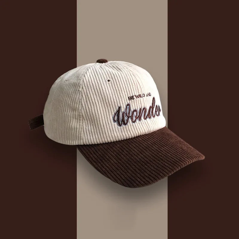 WONDER Patchwork Corduroy Cap