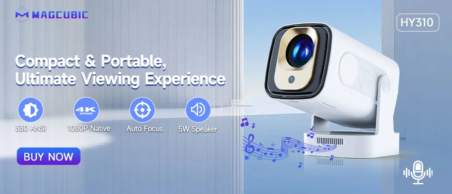 Magcubic Projector HY300 Pro 4K Home Cinema Outdoor Projetor
