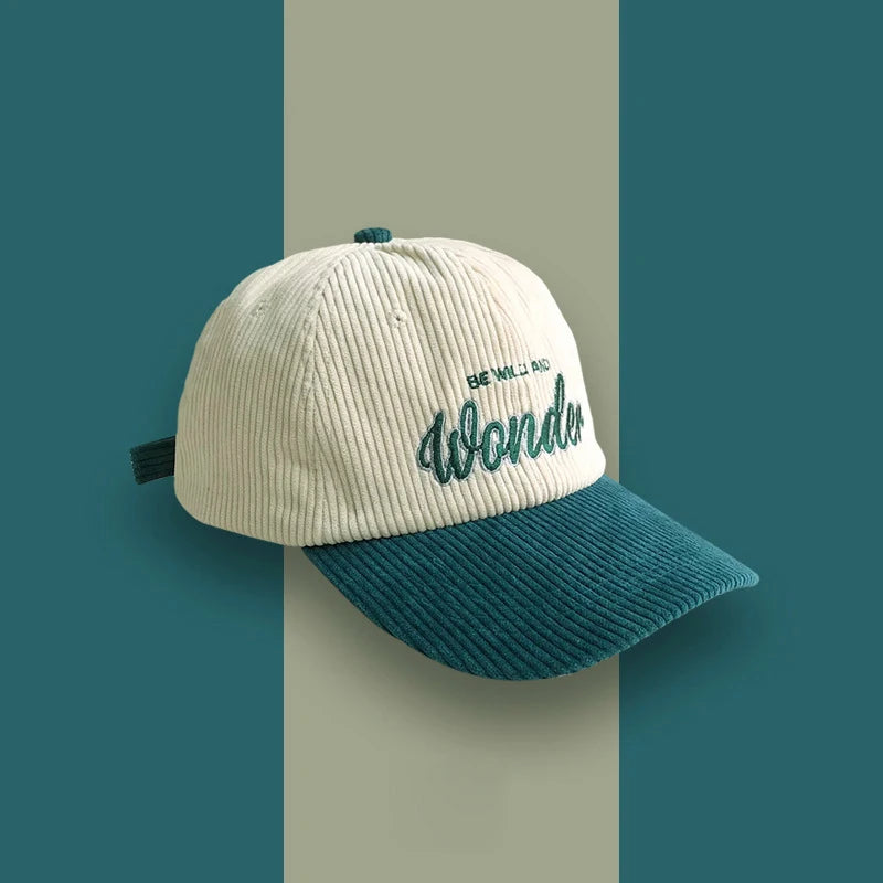 WONDER Patchwork Corduroy Cap