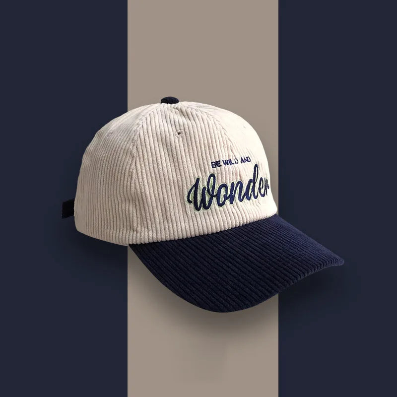 WONDER Patchwork Corduroy Cap