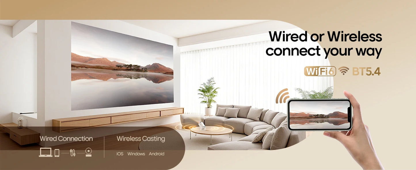 Magcubic Projector HY300 Pro 4K Home Cinema Outdoor Projetor